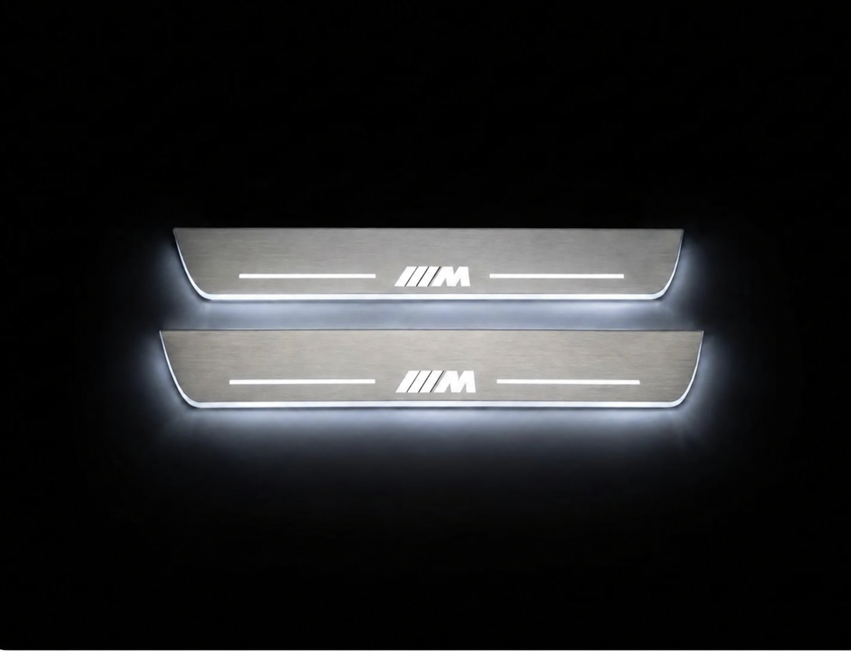 BMW E90 M Stainless front two-piece Day, white artwork