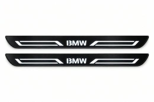 BMW X3 G01 2017–2024 — Matte PRO LED Door Sills — BMW LINE Logo