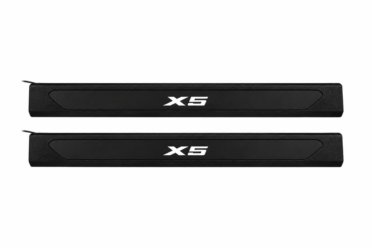 BMW X5 G05 Matte PRO LED door sills with X5 design