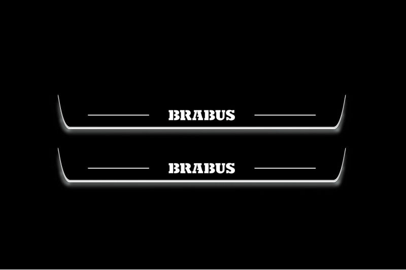 Mercedes-Benz G-Class W464 Stainless Steel LED Door Sills – Brabus