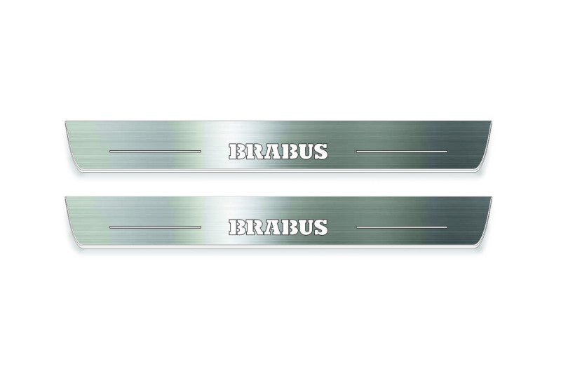 Mercedes-Benz G-Class W464 Stainless Steel LED Door Sills – Brabus