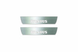 Mercedes-Benz E-Class Sedan W211 2002–2009 — Brabus Stainless LED door sills — Rear pair, Day stainless finish