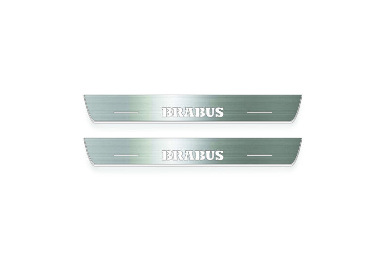 Mercedes-Benz GLS I X166 2015+ Stainless Steel LED Door Sills – Brabus