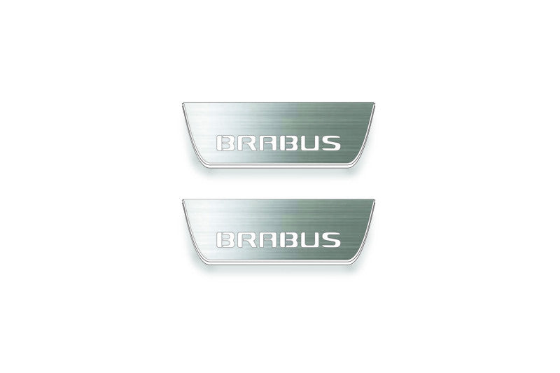 Mercedes-Benz C W205 2014+ Stainless Steel LED Door Sills – Brabus