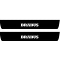 Mercedes E W213 2016-2023 Illuminated Matte Sill Plates with logo Brabus Mercedes Led Door Sills PRO opdesign