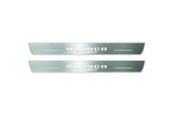 Ford Bronco Sport 2021+ entry guards in stainless steel with Bronco Sport logo