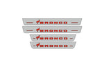Ford Bronco 2021+ stainless steel illuminated entry guards with Bronco logo