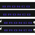 Ford Bronco 2021+ LED door sill plates with Bronco logo