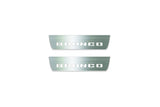 Ford Bronco 2021+ stainless steel LED door sill plates with Bronco logo