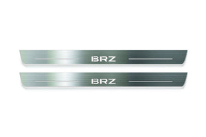 Subaru BRZ II ZD8 2021+ Stainless Steel LED Door Sills – BRZ Logo