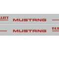 stainless steel door sill plates for Ford Mustang VI S550 2015+ with BULLITT logo