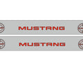 Ford Mustang V S197 2005+ stainless steel illuminated entry guards with BULLITT logo