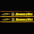 Chevrolet Camaro VI 2016+ illuminated entry guards in stainless steel with BumbleBee logo