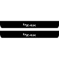 Toyota bZ4X 2022+ Illuminated Matte Sill Plates with logo bZ4X Toyota Led Door Sills PRO opdesign