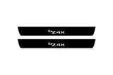Toyota bZ4X 2022+ stainless steel illuminated entry guards with bZ4X logo