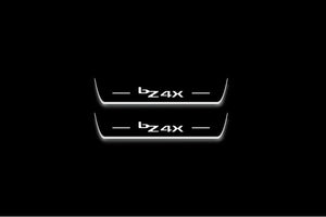 Toyota bZ4X 2022+ Stainless Steel LED Door Sills – bZ4X Logo