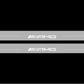 Illuminated LED Door Sill Tread Plates Mercedes SLK-Class R171 2004-2011 With AMG Logo Mercedes Led Door Sills opdesign