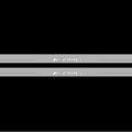 Illuminated LED Door Sill Tread Plates Mercedes C W204 Coupe 2007-2014 With AMG Logo Mercedes Led Door Sills opdesign