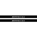 Mercedes C W204 Coupe 2007-2014 Illuminated Matte Sill Plates with logo AMG С63 Mercedes Led Door Sills PRO opdesign