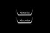 Mercedes C W205 Stainless Steel LED Door Sills – Mercedes-Benz Logo
