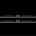 Citroen C3 III 2016+ LED Door Sills Illuminated Scuff C3 Logo Stainless Steel Entry Guards Door Sills Decoin