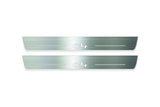 Citroen C4 II 2010+ LED door sill plates stainless steel with C4 logo