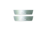 Citroen C4 II 2010+ door sill plates in stainless steel with C4 logo