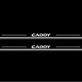 Volkswagen Caddy IV 2020+ LED Door Sills Illuminated Scuff Caddy Logo Stainless Steel Entry Guards