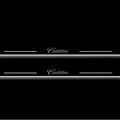 Cadillac ATS 2012+ LED Door Sills Illuminated Scuff Cadillac Logo Stainless Steel Entry Guards Door Sills decoinfabric