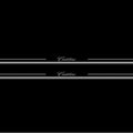Cadillac CTS II 2007-2014 LED Door Sills Illuminated Scuff CTS Logo Stainless Steel Entry Guards Door Sills Decoin