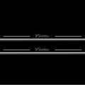 Cadillac CTS II 2007-2014 LED Door Sills Illuminated Scuff Cadillac Logo Stainless Steel Entry Guards Door Sills Decoin
