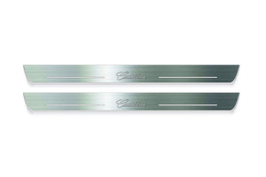 Cadillac CTS II 2007-2014 LED Door Sills Illuminated Scuff Cadillac Logo Stainless Steel Entry Guards Door Sills Decoin