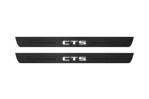 Cadillac CTS II GM325 2007–2014 — Matte PRO LED Door Sills — CTS Logo