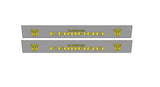 Chevrolet Camaro VI 2016+ LED door sill plates with Camaro Transformers logo