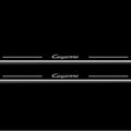 Porsche Cayenne Coupe E3 Stainless Steel LED Door Sills – Cayenne Logo