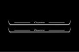 Porsche Cayenne Coupe E3 Stainless Steel LED Door Sills – Cayenne Logo