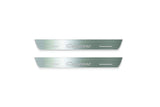 Porsche Cayenne Coupe E3 Stainless Steel LED Door Sills – Cayenne Logo