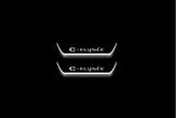 LED door sill plates stainless steel Citroen C-Elysee 2012+ with C-Elysee logo