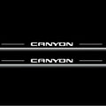 GMC Canyon II 2014-2022 LED Door Sills Illuminated Scuff Canyon Logo Stainless Steel Entry Guards