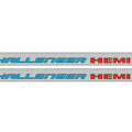 Illuminated LED Door Sill Tread Plates Dodge Challenger 2008-2023 With Challenger HEMI Logo Dodge Led Door Sills opdesign