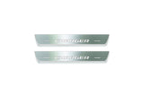 stainless steel LED door sill plates with Dodge Charger LD 2005+ with Charger logo