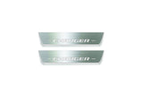 Dodge Charger LD 2011+ stainless steel LED door sill plates with Charger logo