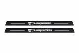 Chevrolet Camaro VI Matte PRO LED door sills with Transformers design