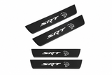 Chrysler 300 LD Matte PRO LED door sills with SRT Hellcat design