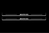 Mercedes-Benz CLK W209 2001+ Stainless Steel LED Door Sills – AMG