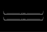 Ford C-Max I 2003+ door sill plates in stainless steel with C-Max logo