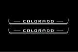 Chevrolet Colorado II GMT 31XX 2015-2023 Stainless Steel LED Door Sills – Colorado Logo