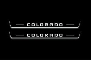 Chevrolet Colorado II GMT 31XX 2015-2023 Stainless Steel LED Door Sills – Colorado Logo