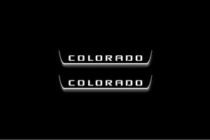 Chevrolet Colorado II GMT 31XX 2015-2023 Stainless Steel LED Door Sills – Colorado Logo