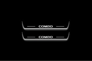 Opel Combo E 2018+ Stainless Steel LED Door Sills – Combo Logo